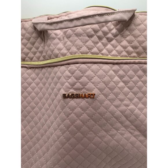 Bagsmart Quilted Laptop Bag 17.3 Inch With Zipper Compartments & Handles - Picture 2 of 4